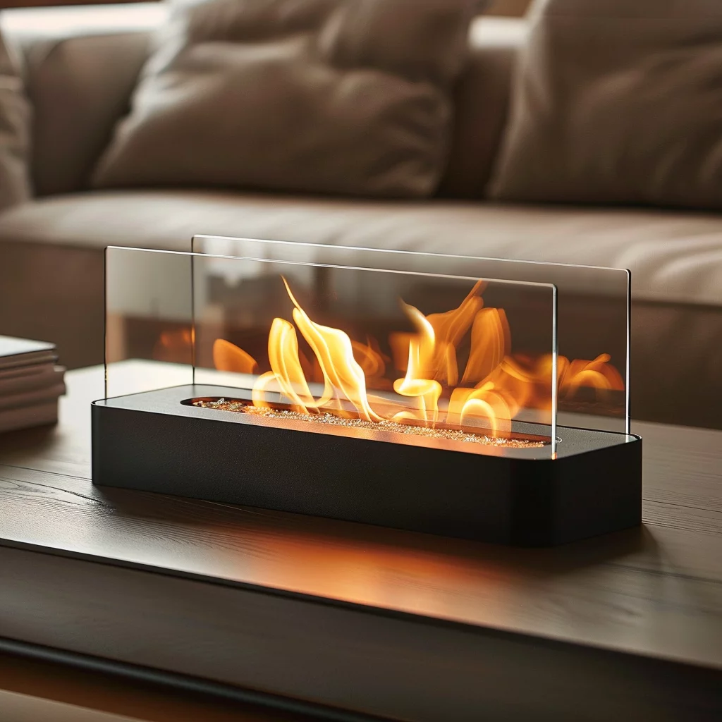 HND Desktop Ethanol Fireplace - Indoor Living Room