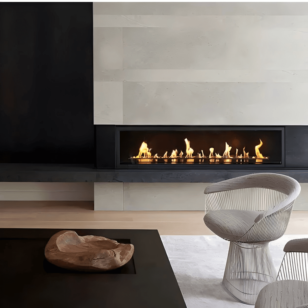 Panoramic Desktop Fireplace