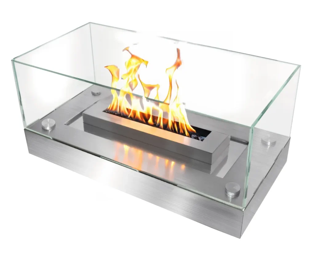 HND tabletop ethanol fireplace marketing image