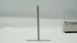 Tabletop ethanol fireplace burner detail for production quality checks